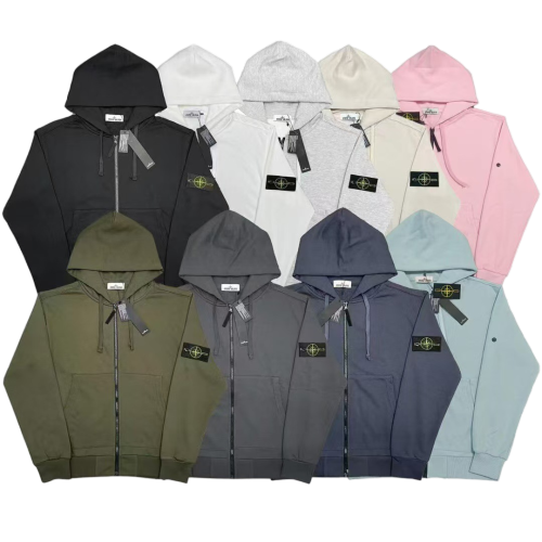 STONE ISLAND ZIP HOODIE - SUPPLIER